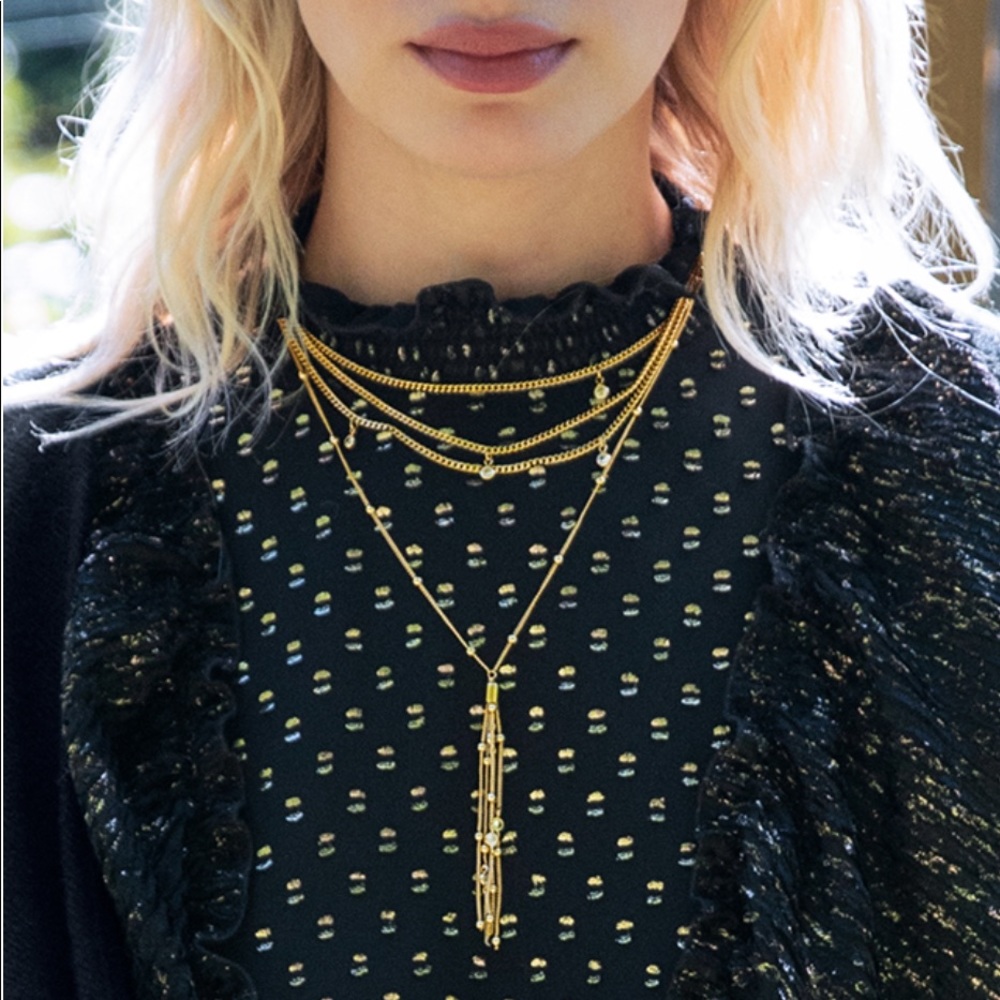 Ettika Chloe Tassel Necklace – Retail Value $80